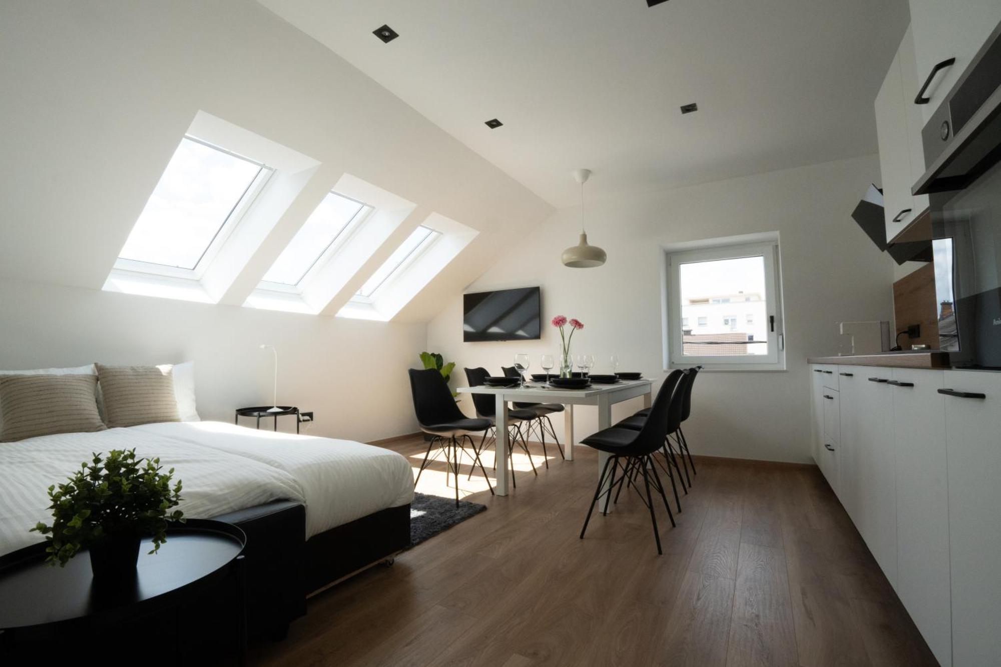 Residence Black&White Ljubljana Chambre photo