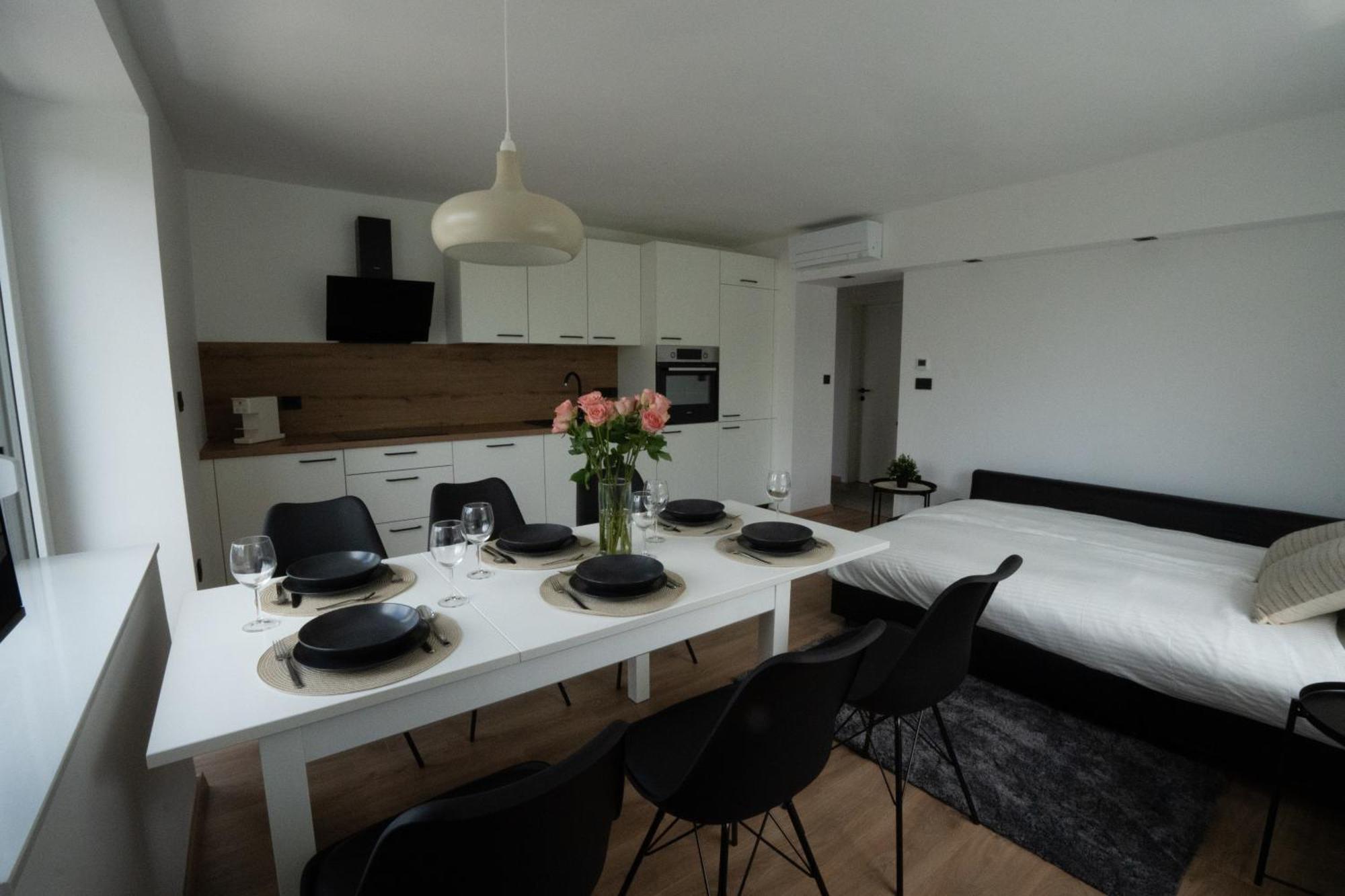 Residence Black&White Ljubljana Extérieur photo